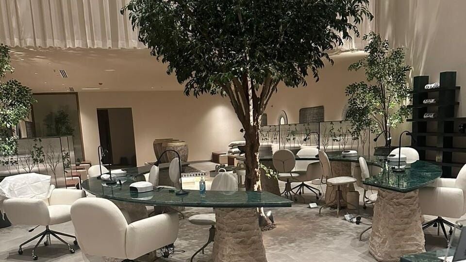 Kaïa Spa nail lounge interior